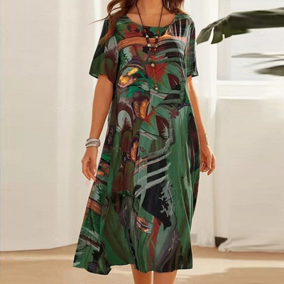 Abigail - Comfortable Printed Dress