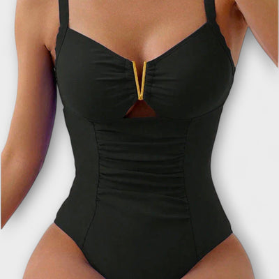 Alessara™ – Shaping Swimsuit with V-neck