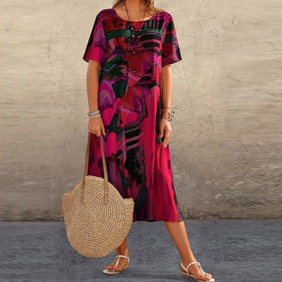Abigail - Comfortable Printed Dress