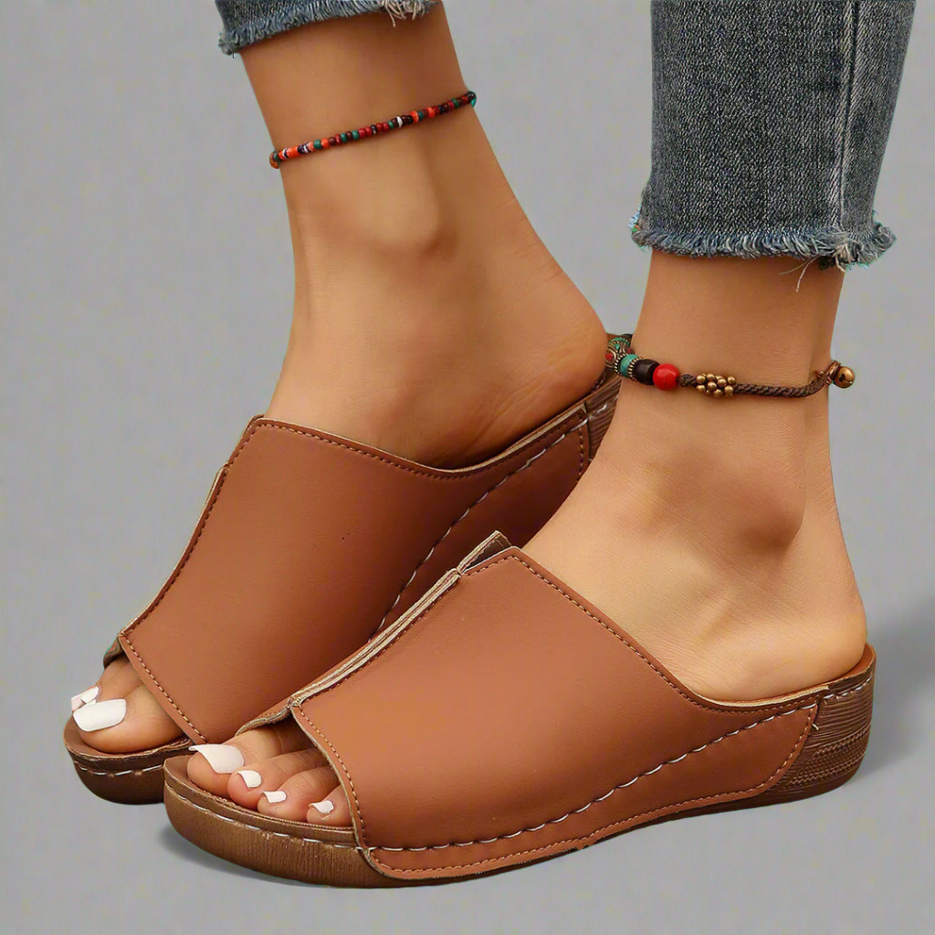 Noemi | Handmade Wedge Sandals from Premium Materials
