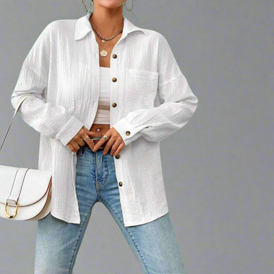 Zenzi | Premium Muslin Blouse for Airy Spring Days