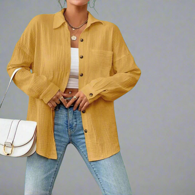Zenzi | Premium Muslin Blouse for Airy Spring Days