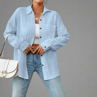 Zenzi | Premium Muslin Blouse for Airy Spring Days