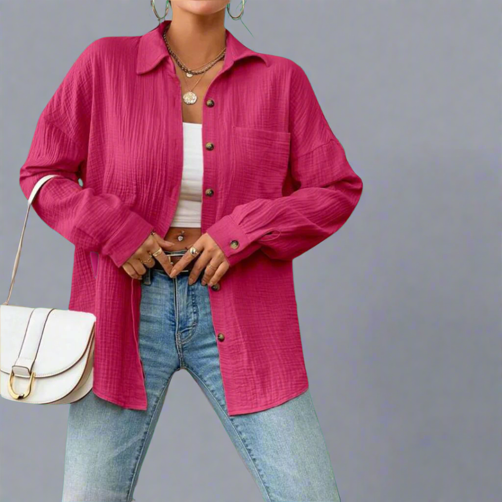 Zenzi | Premium Muslin Blouse for Airy Spring Days
