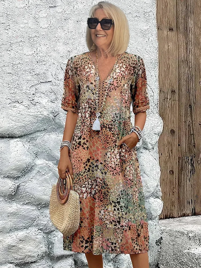 Nina | Vivid Midi Dress