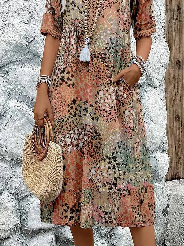 Nina | Vivid Midi Dress