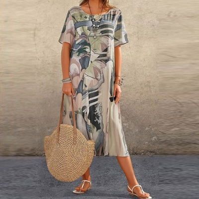 Abigail - Comfortable Printed Dress