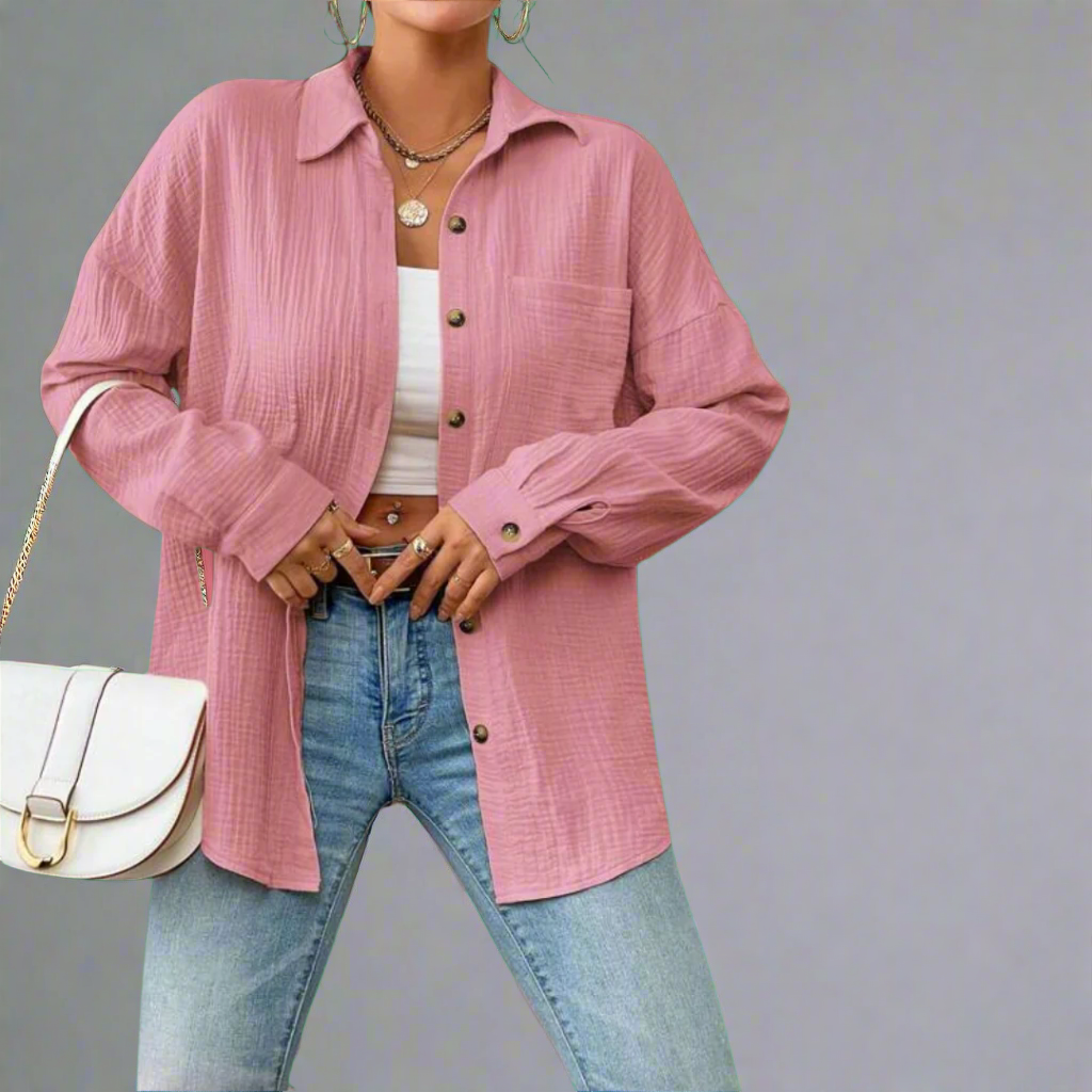 Zenzi | Premium Muslin Blouse for Airy Spring Days