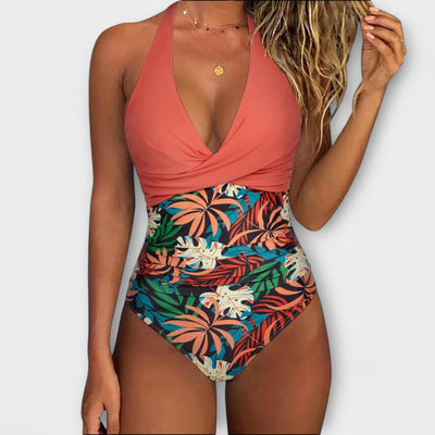 Elanora™ – Shaping Swimsuit with V-neck