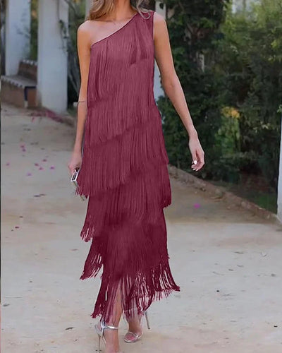 Priscilla - Elegant Off-Shoulder Dress