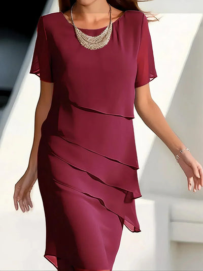 Isabella - Elegant dress with tummy coverage