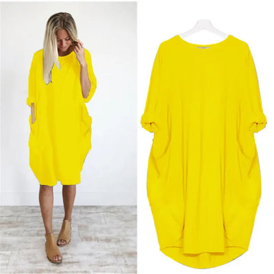 Amanda - Comfortable Tummy Covering Dress