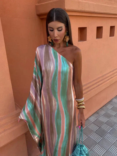 Lily™ | Asymmetric Maxi Dress