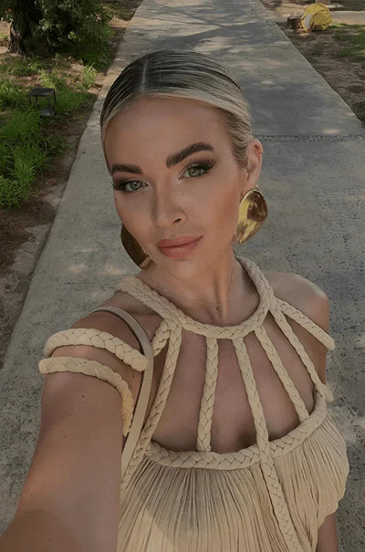 Jairah - Woven Bohemian Dress