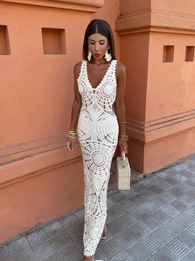 Liselotte™ | Maxi Dress with V-Neck