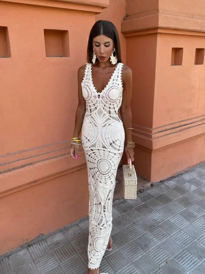 Liselotte™ | Maxi Dress with V-Neck