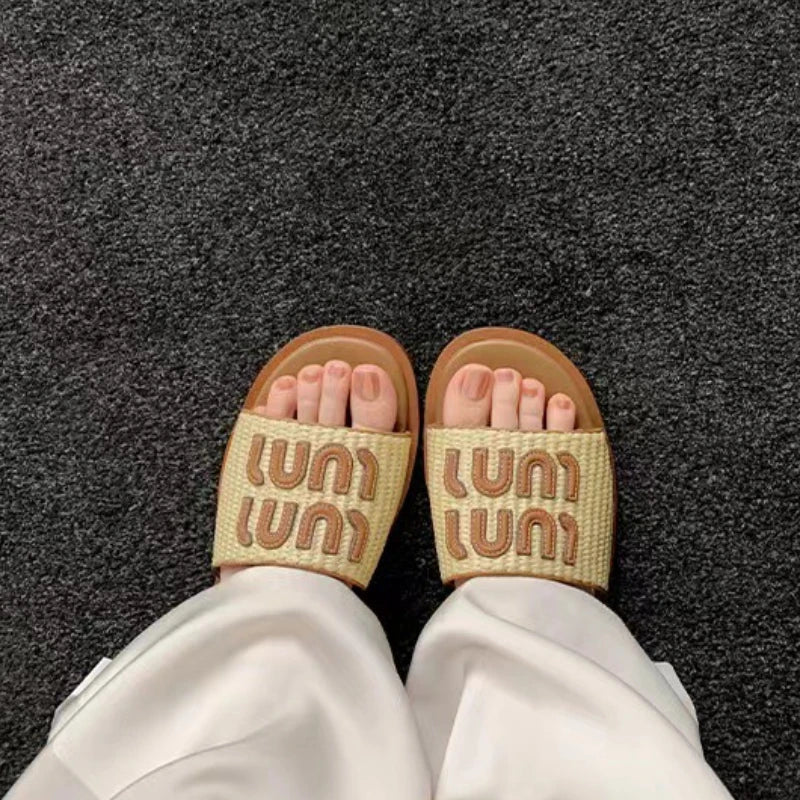 Sabella™ | Luxury Woven Flat Sandals