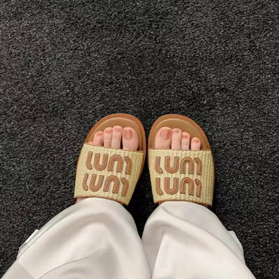 Sabella™ | Luxury Woven Flat Sandals