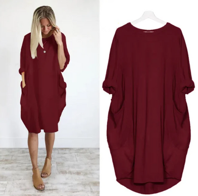 Amanda - Comfortable Tummy Covering Dress