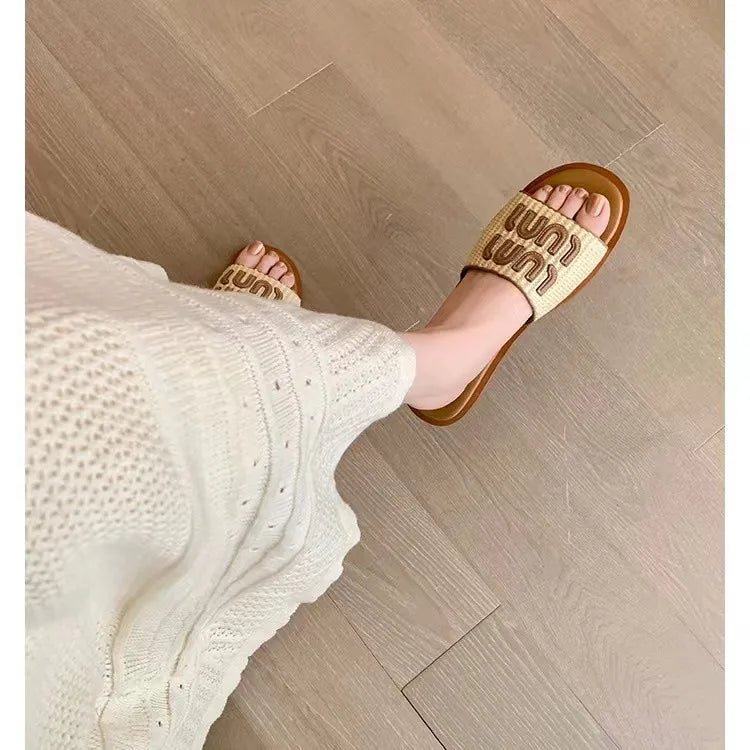 Sabella™ | Luxury Woven Flat Sandals