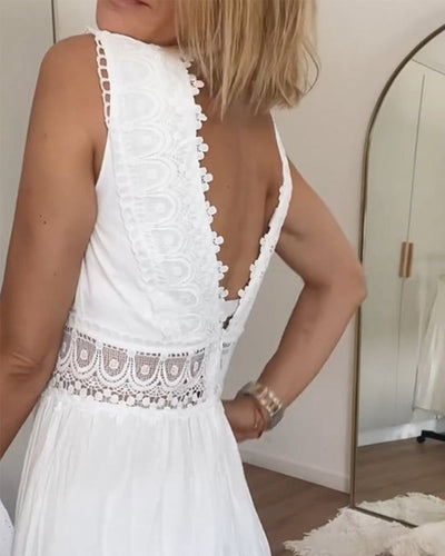 Alexa - Blonde V-Neck Cami Dress