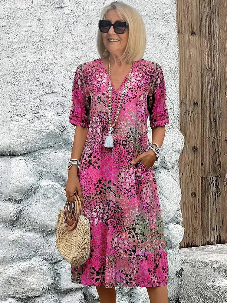 Nina | Vivid Midi Dress