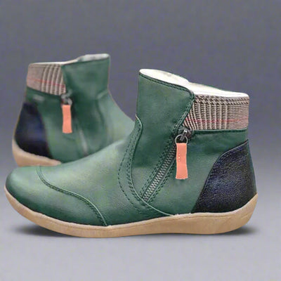 Valeska | Premium Waterproof Leather Boots with Foot Support