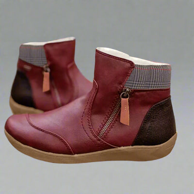 Valeska | Premium Waterproof Leather Boots with Foot Support