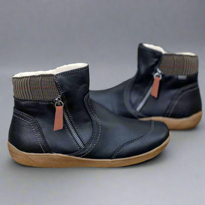 Valeska | Premium Waterproof Leather Boots with Foot Support