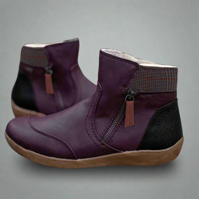 Valeska | Premium Waterproof Leather Boots with Foot Support
