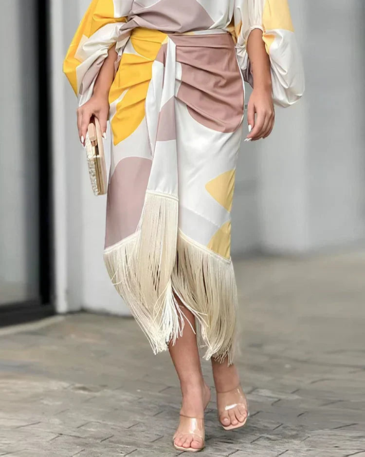 Cherrie - Modern Printed Dress