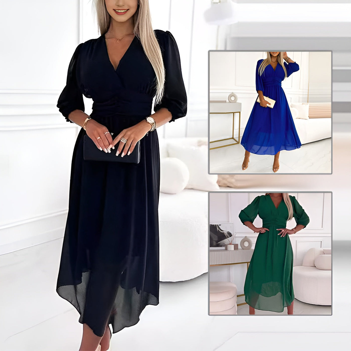 Natasha - Classic Chiffon Dress