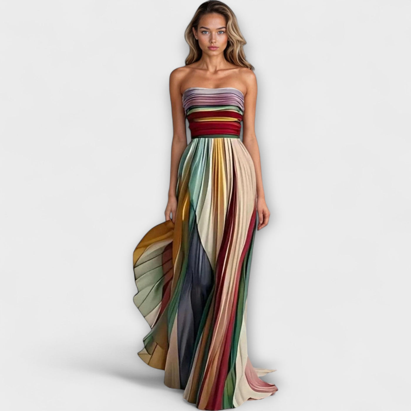Flora | Colourful Sleeveless Dress
